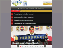 Tablet Screenshot of gazetespor.com